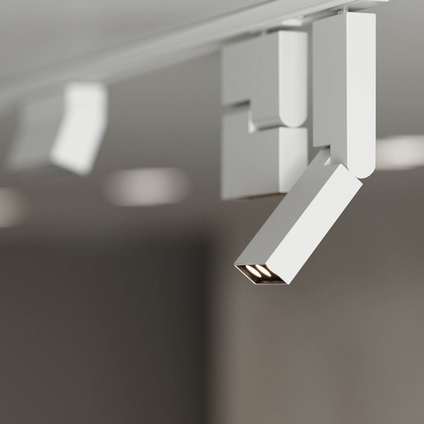 გარე მონტაჟის რელსის სანათი - DLT178R white